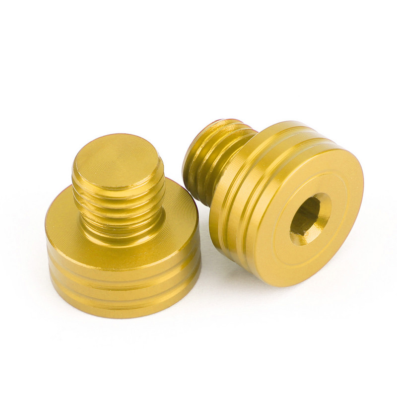 Az Ön boltja Univerzális M10 1,25 mm-es tükörlyuk dugók csavar BMW R1200GS S1000R s1000xr Suzuki SV650-hez Honda Motor Parthoz