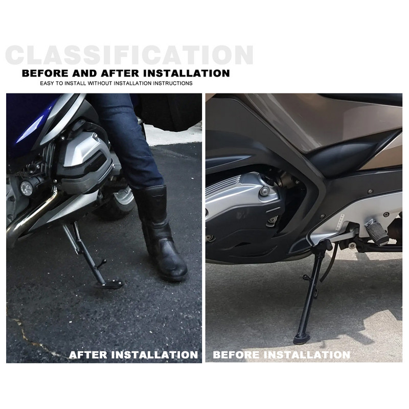 Bočný stojan z hliníkovej zliatiny pre motocykle R1200RT, podpera na nohy, vhodná pre BMW R1200 RT LC R1250RT 2014-2020