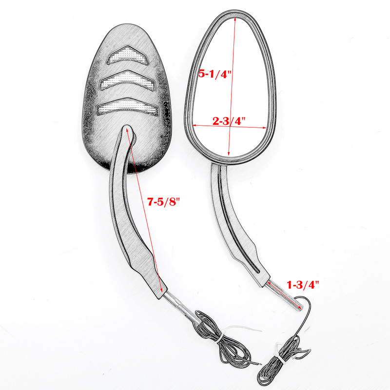 2 buc. Oglinzi laterale retrovizoare pentru motociclete cu semnalizare LED pentru oglinzi laterale pentru motociclete Harley 2008-2013