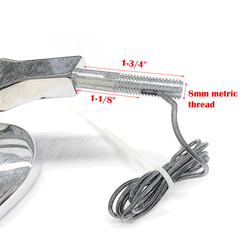 2 buc. Oglinzi laterale retrovizoare pentru motociclete cu semnalizare LED pentru oglinzi laterale pentru motociclete Harley 2008-2013