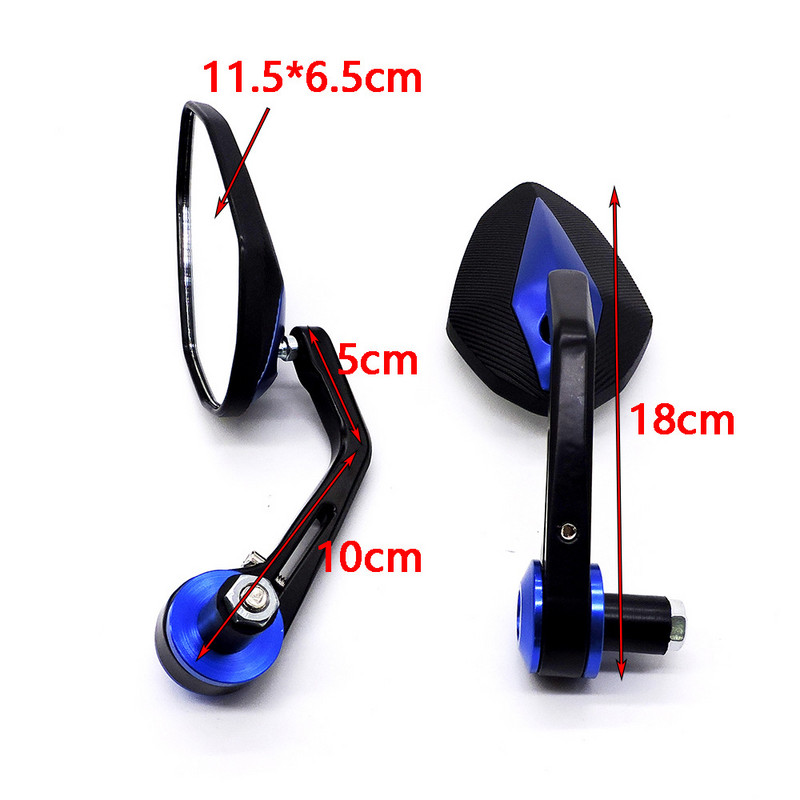 7/8" 22 mm-es rúdvég Hátsó tükrök Motorkerékpár-tartozékok Motoros robogók Visszapillantó tükör oldalsó tükrök Moto Cafe Racerhez