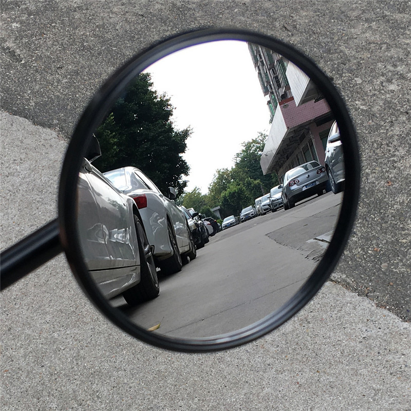 Čierne/chrómové motocyklové zrkadlá s 8mm závitom, spätné zrkadlo pre Harley XL 883 Road King CB400 GN250