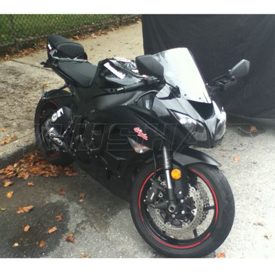 Čelné sklo pre motocykel ZX6R, dvojitý bublinový deflektor vetra pre Kawasaki Ninja ZX-6R 636 ZX 6R ZX636 2009-2019 2020 2021