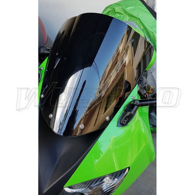 Čelné sklo pre motocykel ZX6R, dvojitý bublinový deflektor vetra pre Kawasaki Ninja ZX-6R 636 ZX 6R ZX636 2009-2019 2020 2021