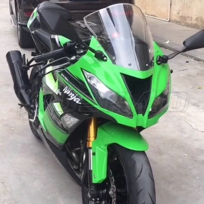 Čelné sklo pre motocykel ZX6R, dvojitý bublinový deflektor vetra pre Kawasaki Ninja ZX-6R 636 ZX 6R ZX636 2009-2019 2020 2021