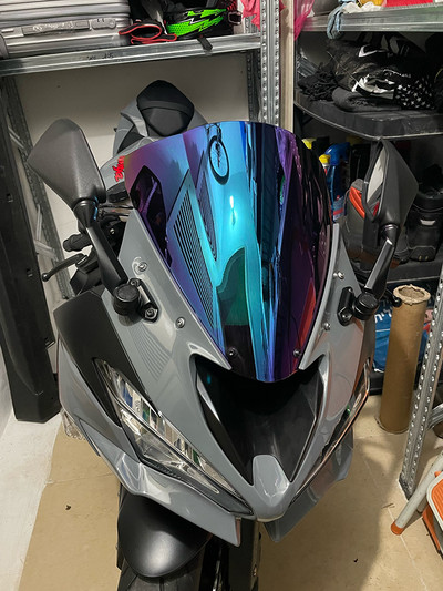 Čelné sklo pre motocykel ZX6R, dvojitý bublinový deflektor vetra pre Kawasaki Ninja ZX-6R 636 ZX 6R ZX636 2009-2019 2020 2021