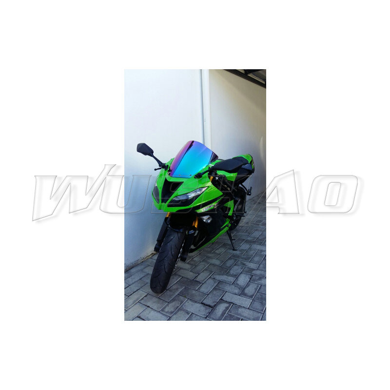 Čelné sklo pre motocykel ZX6R, dvojitý bublinový deflektor vetra pre Kawasaki Ninja ZX-6R 636 ZX 6R ZX636 2009-2019 2020 2021
