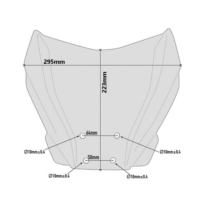Uued mootorratta osad esiklaasi tuuleklaasi deflektor Benelli 502C 502 C jaoks 2019-2021 2020