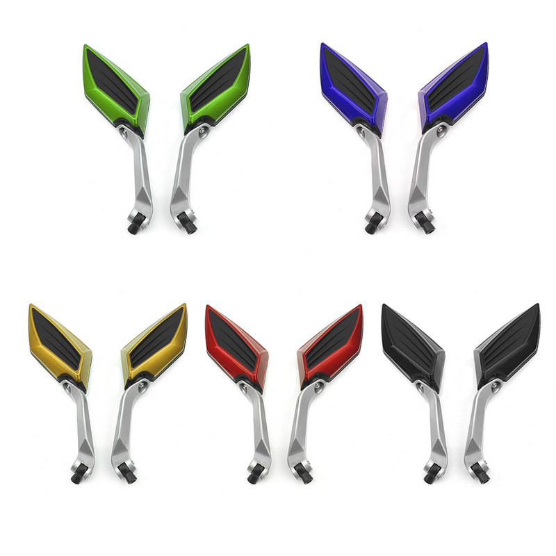 Univerzális motorkerékpár tükör alumínium elektromos robogó oldalsó tükör E-bike elektromos kerékpár motorkerékpár visszapillantó tükrök egy pár