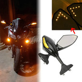 ZRKADLÁ S LED SMEROVÝMI SVETLAMI PRE MOTOCYKLE A Pari pre Honda CBR 600 F3 F4 F4i CBR1000 RR CBR900 929 954 CBR1000 CBR900RR