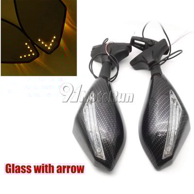 ZRKADLÁ S LED SMEROVÝMI SVETLAMI PRE MOTOCYKLE A Pari pre Honda CBR 600 F3 F4 F4i CBR1000 RR CBR900 929 954 CBR1000 CBR900RR