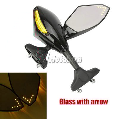 ZRKADLÁ S LED SMEROVÝMI SVETLAMI PRE MOTOCYKLE A Pari pre Honda CBR 600 F3 F4 F4i CBR1000 RR CBR900 929 954 CBR1000 CBR900RR