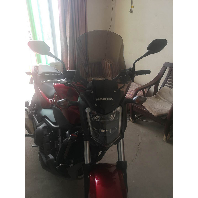 Motorkerékpár szélvédő ABS műanyag szélvédő 60cm magasság Honda NC700S NC750S 2012 2013 2014 2015 2016 2017