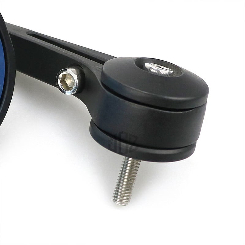 Spätné zrkadlá na okrúhle riadidlá motocykla, modré sklo pre Vespa GTS Sprint Primavera 150 300 125 250 LX GTV LXV