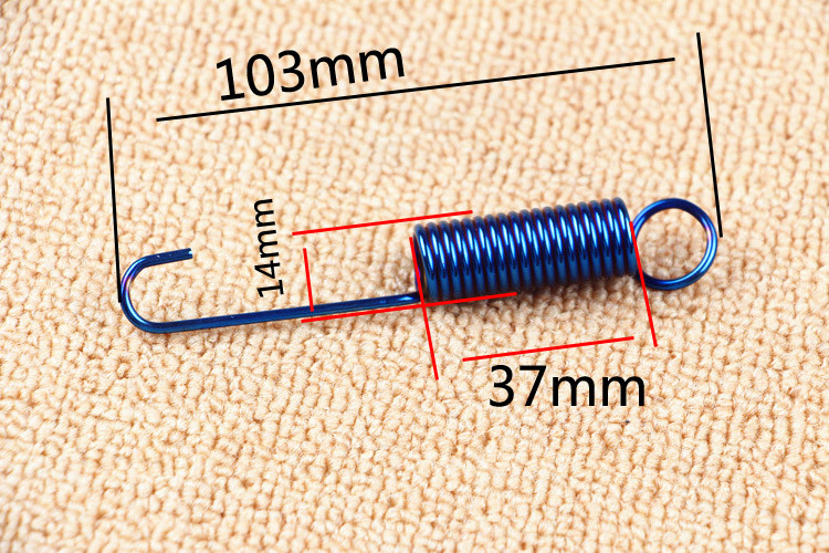 Univerzálny stojan GS 125CC CG pre motocykel z nehrdzavejúcej ocele, titánový stojan na horenie, bočný stojan, nožná brzdová pružina
