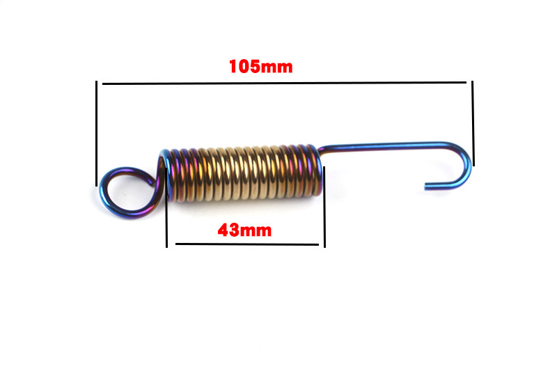 Univerzálny stojan GS 125CC CG pre motocykel z nehrdzavejúcej ocele, titánový stojan na horenie, bočný stojan, nožná brzdová pružina