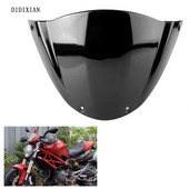1 db Motorkerékpár Sport Szélvédő Fejvédő Szélvédő Deflektor Viser Viser Ducati Monster 696 796 1100 1100S