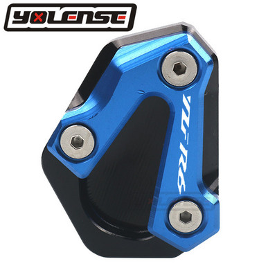 Motorkerékpár CNC kitámasztó láb oldalsó állvány hosszabbító pad tartólemeze nagyító állvány YAMAHA YZF-R6 YZF R6 YZFR6 2006-2016 2015 számára