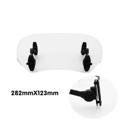 Univerzálny nastaviteľný klip na čelné sklo motocykla, spojler Windsn, deflektor pre BMW, Honda, Suzuki, Yamaha, Kawasaki