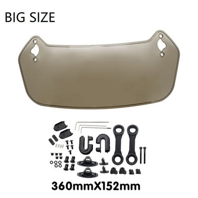 Univerzálny nastaviteľný klip na čelné sklo motocykla, spojler Windsn, deflektor pre BMW, Honda, Suzuki, Yamaha, Kawasaki