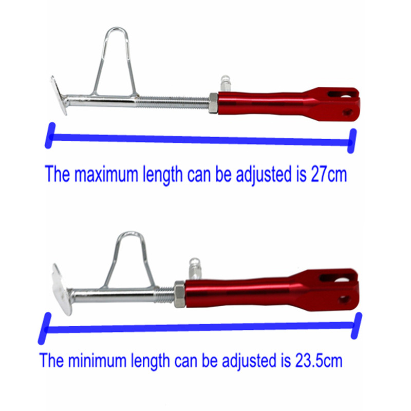 MoFlyeer Motocykel CNC Bočný stojan Scooter Parkovacie nosiče Motocykel Modifikovaná podporná noha Univerzálna pre YAMAHA, Honda, SUZUKI