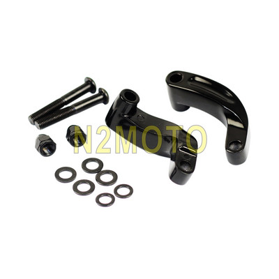 Motorkerékpár-alumínium tükör emelő mozgatható hosszabbító adapter adapterkészlet Harley Softail Dyna Street Glide 2009-2014-hez