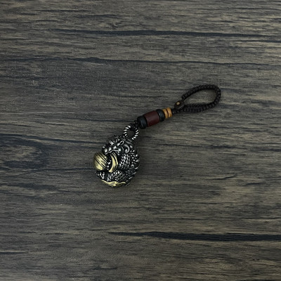 Kézzel készített, tiszta sárgaréz kulcstartó férfi és női autós és motoros kulcstartó függő kulcstartó