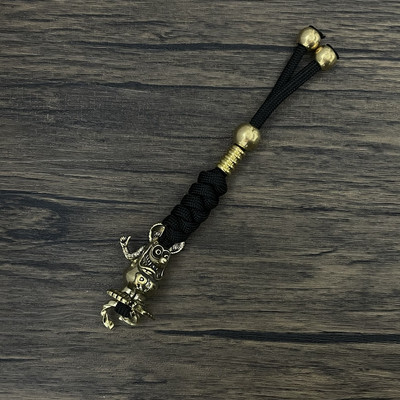 Kézzel készített, tiszta sárgaréz kulcstartó férfi és női autós és motoros kulcstartó függő kulcstartó