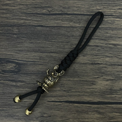 Kézzel készített, tiszta sárgaréz kulcstartó férfi és női autós és motoros kulcstartó függő kulcstartó