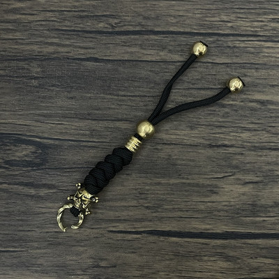 Kézzel készített, tiszta sárgaréz kulcstartó férfi és női autós és motoros kulcstartó függő kulcstartó