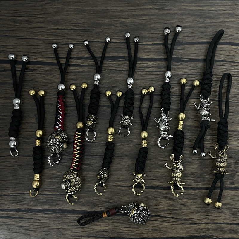 Kézzel készített, tiszta sárgaréz kulcstartó férfi és női autós és motoros kulcstartó függő kulcstartó