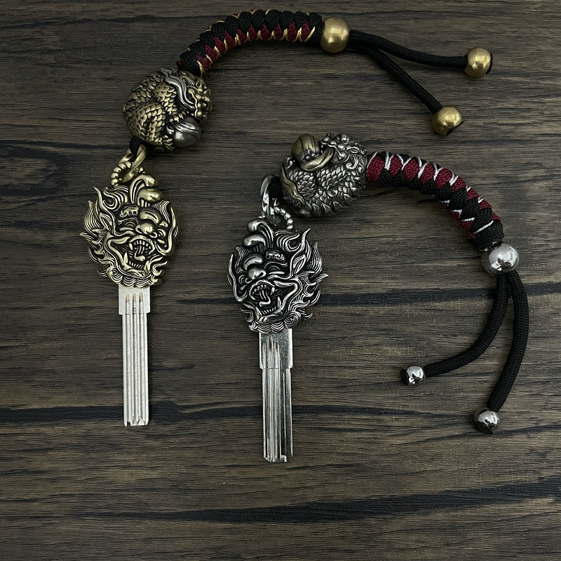 Kézzel készített, tiszta sárgaréz kulcstartó férfi és női autós és motoros kulcstartó függő kulcstartó