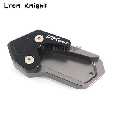 Pentru KYMCO AK550 AK 550 2017 2019 2019 Motocicletă CNC Suport Picior Suport lateral Extensie Pad Suport Placă Cu Logo
