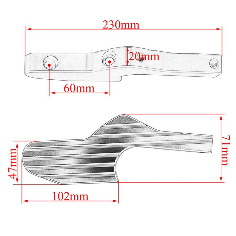 Vespa GT GTS GTV-hez 60 125 150 200 250 300 300ie Motorkerékpár-tartozékok Utas lábszár hosszabbítók Meghosszabbított lábtartók
