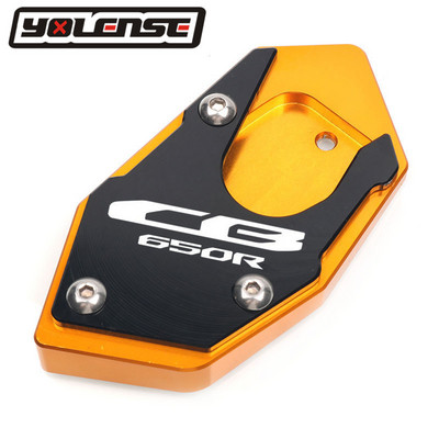 HONDA CBR650R CB CBR 650R CB650R CBR650 R motorkerékpárhoz, CNC támasztó láb oldalsó állvány hosszabbító alátét tartólemez nagyító állvány
