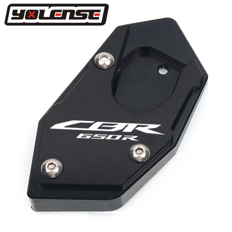 HONDA CBR650R CB CBR 650R CB650R CBR650 R motorkerékpárhoz, CNC támasztó láb oldalsó állvány hosszabbító alátét tartólemez nagyító állvány