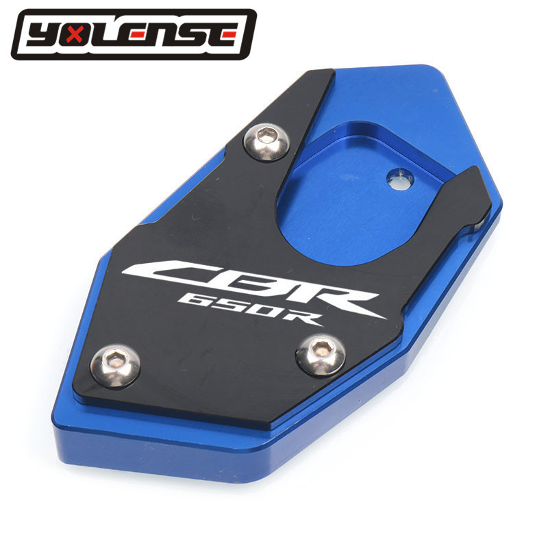 HONDA CBR650R CB CBR 650R CB650R CBR650 R motorkerékpárhoz, CNC támasztó láb oldalsó állvány hosszabbító alátét tartólemez nagyító állvány