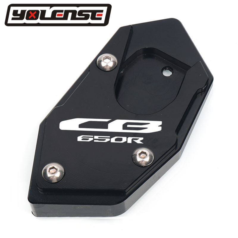 HONDA CBR650R CB CBR 650R CB650R CBR650 R motorkerékpárhoz, CNC támasztó láb oldalsó állvány hosszabbító alátét tartólemez nagyító állvány