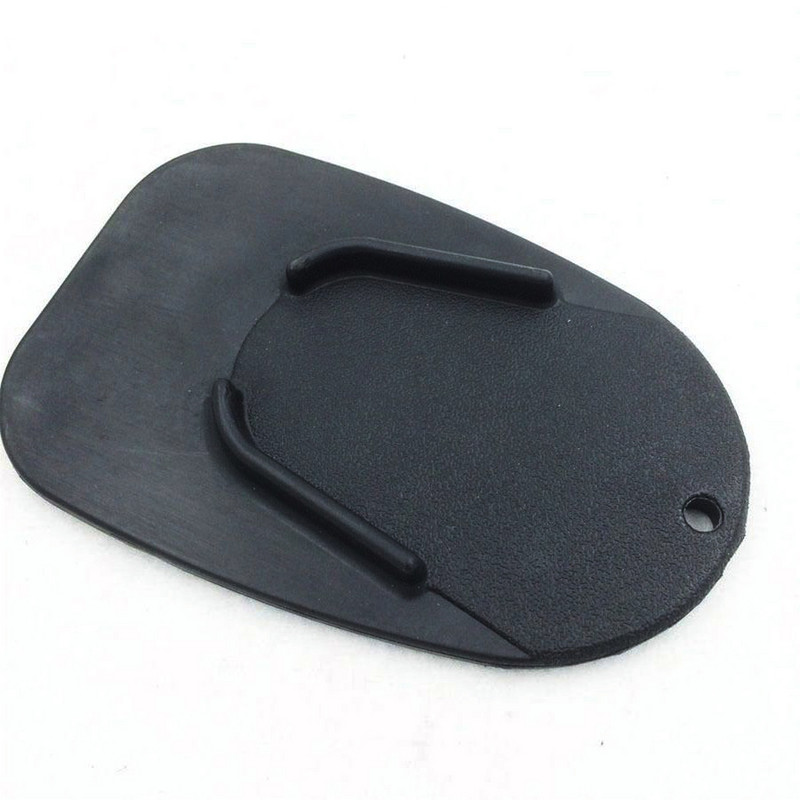Motociklo atraminio stovo šoninio stovo plokštės pagrindo apsauginis plastikinis padas juodas neslystantis kilimėlis Universalios motociklų stovėjimo aikštelės išorės dalys
