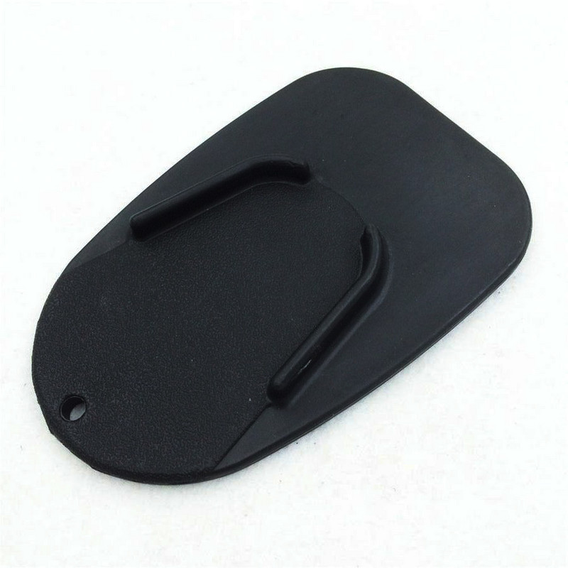 Motociklo atraminio stovo šoninio stovo plokštės pagrindo apsauginis plastikinis padas juodas neslystantis kilimėlis Universalios motociklų stovėjimo aikštelės išorės dalys