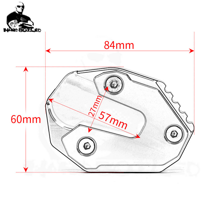 Mootorratta tugijala pikendusjala külgjala pikendus Honda CB1000R CB 1000R 1000 R 2018-2022 padja tugiplaadi tarvikule
