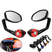 22 mm-es motorkerékpár tükör fehér üveg kormányrúd vég Visszapillantó oldalsó tükör DUCATI Hypermotardhoz 796 821 939 950 1100 ST4S 748 900