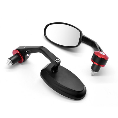 22 mm-es motorkerékpár tükör fehér üveg kormányrúd vég Visszapillantó oldalsó tükör DUCATI Hypermotardhoz 796 821 939 950 1100 ST4S 748 900