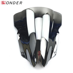 Pre Yamaha YZF-R6 YZF600 R6 2008 2009 2010 2012 2013 2014 2015 2016 Čelné sklo motocykla s dvojitou bublinou