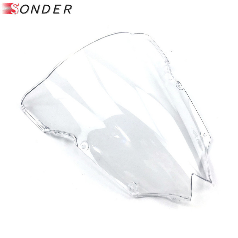 Pre Yamaha YZF-R6 YZF600 R6 2008 2009 2010 2012 2013 2014 2015 2016 Čelné sklo motocykla s dvojitou bublinou