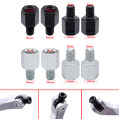 1 pár univerzális tüköradapter M10 M8 óramutató járásával megegyezően motorkerékpár visszapillantó tükör adapter csavar acél fém motorkerékpárhoz