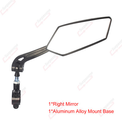 Zrkadlo na riadidlá 22 mm, otočné spätné zrkadlo na motocykel pre horský cestný bicykel, elektrický bicykel