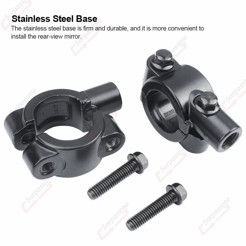 Zrkadlo na riadidlá 22 mm, otočné spätné zrkadlo na motocykel pre horský cestný bicykel, elektrický bicykel