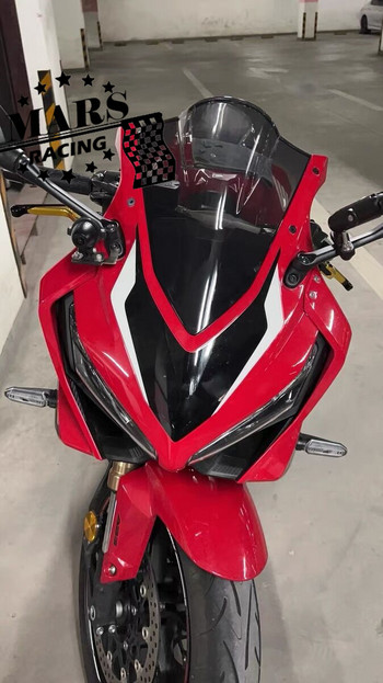 Μοτοσικλέτα Sports Racing Διπλό Bubble Παρμπρίζ WindScreen Viser Deflector για HONDA CBR650R cbr650r 2019 2020 2021 2022