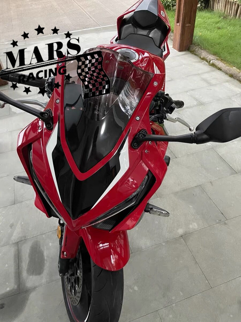 Motorkerékpár Sport Verseny Dupla Buborék Szélvédő Szélvédő Viser Deflektor HONDA CBR650R cbr650r 2019 2020 2021 2022